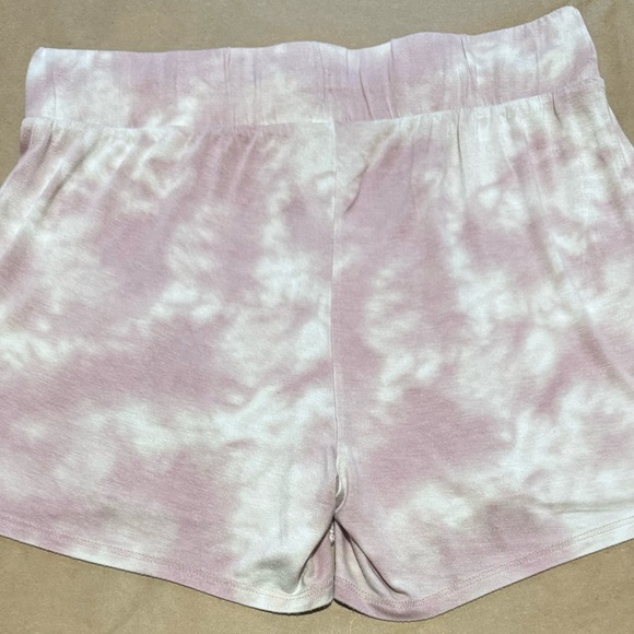 Wildfox Pink/white Tie Dye Stars Shorts Size Small - Picture 3 of 5